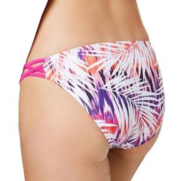GO Gossip NEW Palm Dazed Strappy Hipster Bikini Bottoms Size Small - Picture 2 of 6